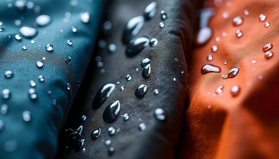 Techwear shell membrane water beading comparison
