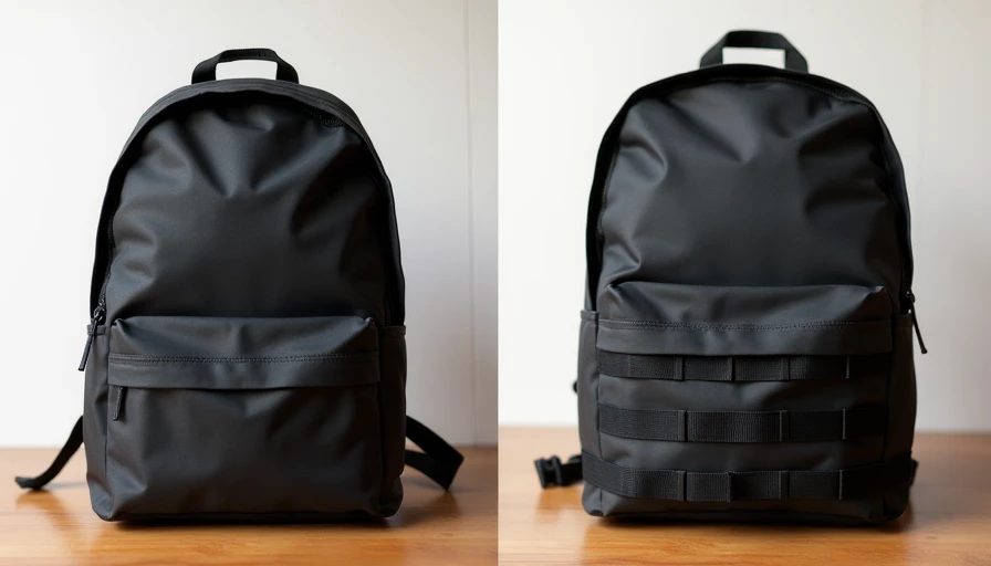 Plain backpack vs subtly modded version