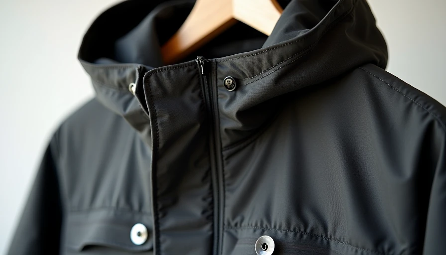 Used Acronym jacket detail close-up