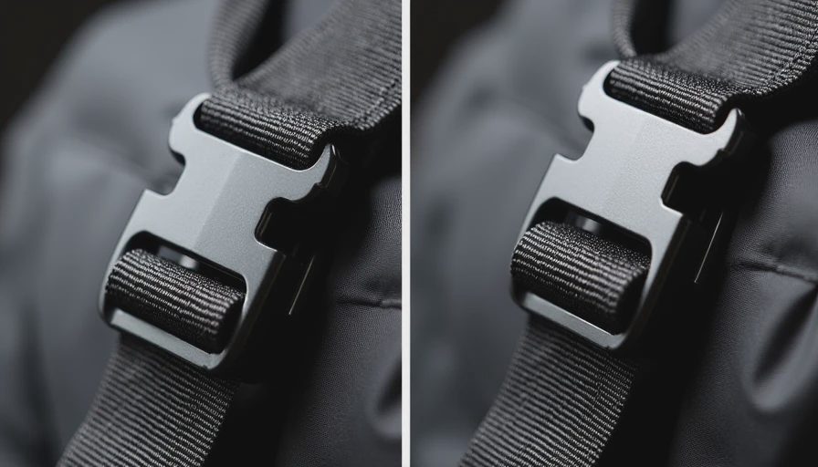 Hardware swap mechanical details Stock buckle vs magnetic hardware replacement comparison