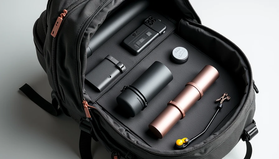 Internal modular organization harness system installed in backpack