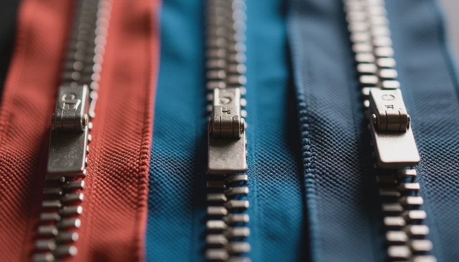 Microscopic analysis of zipper engineering levels Zipper construction cross-section comparison