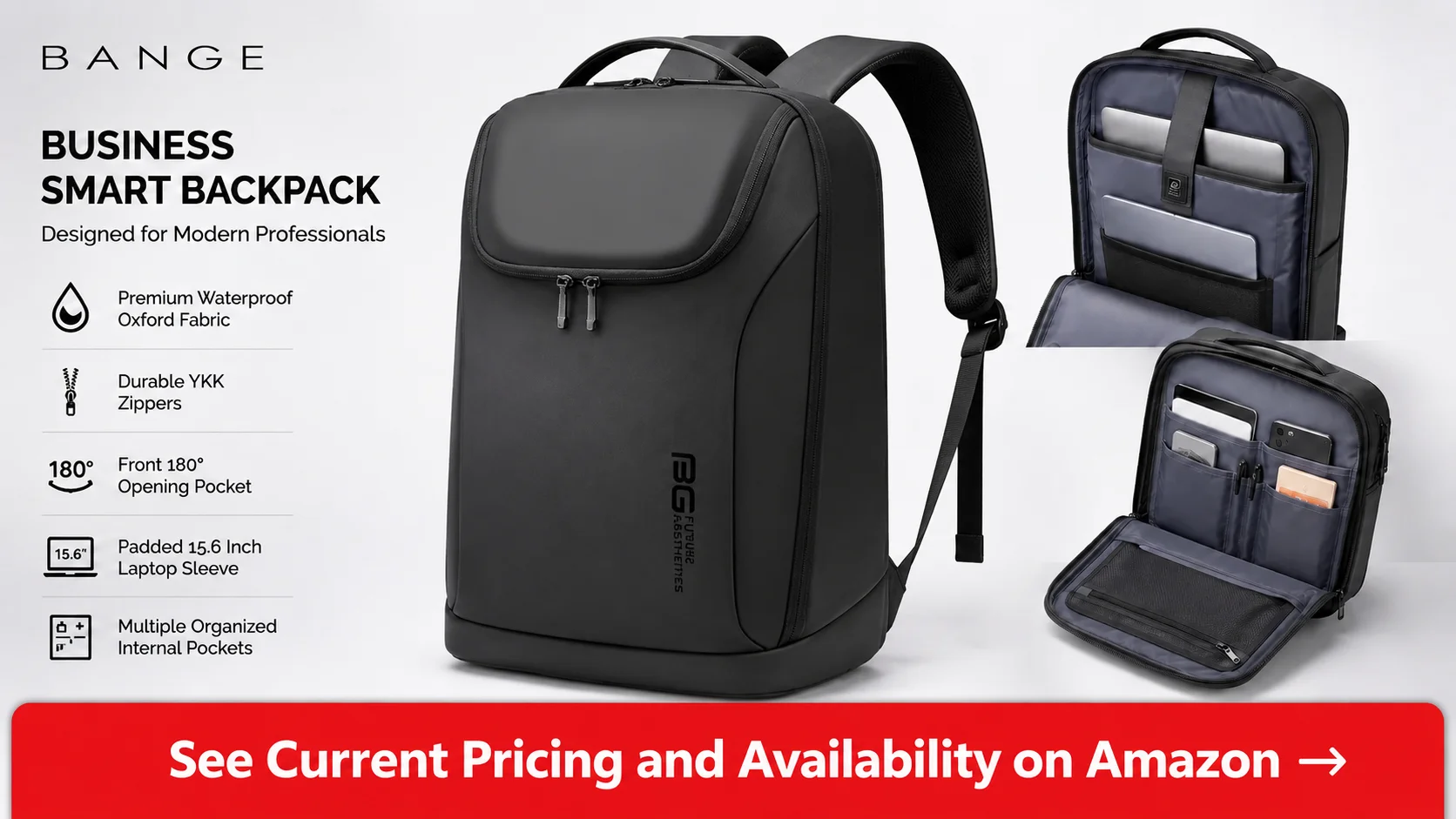 BANGE Backpack internal organization system BANGE Backpack internal organization system