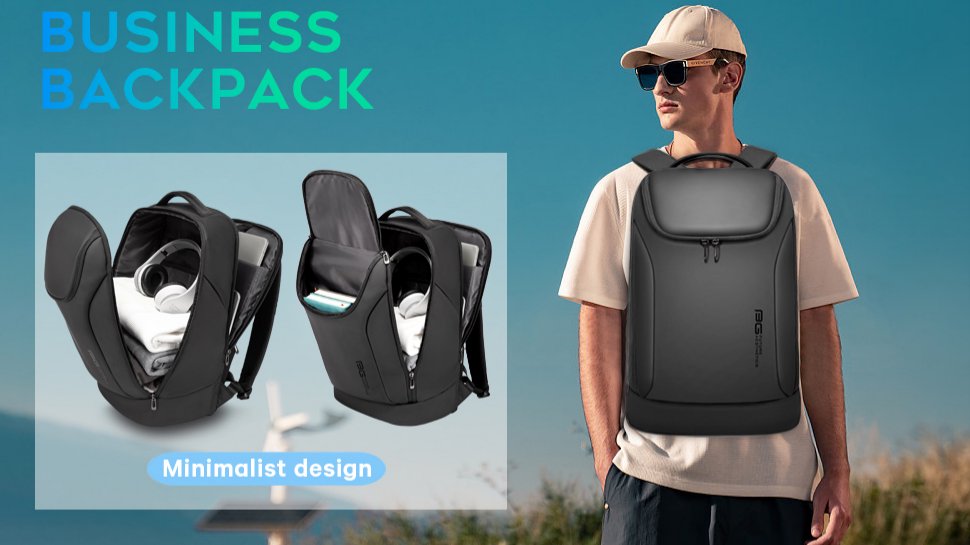BANGE Business Smart Backpack BANGE Business Smart Backpack Waterproof fit 15.6 Inch Laptop Backpack,Fight App Durable Backpack suitable as overnight,daily and travel backpack