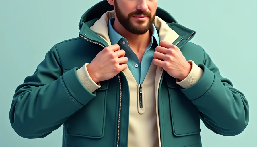 Illustration for functional techwear