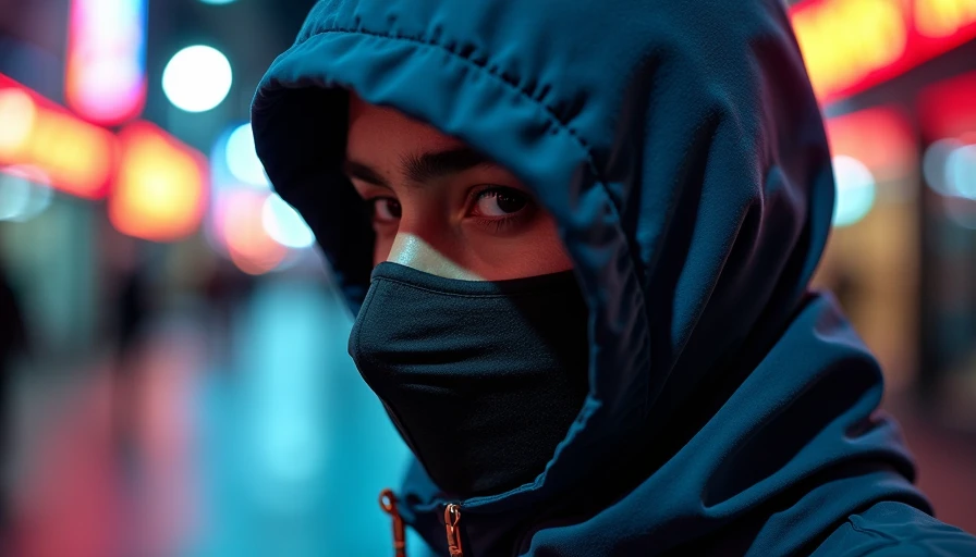 Visual context for technical hooded balaclava
