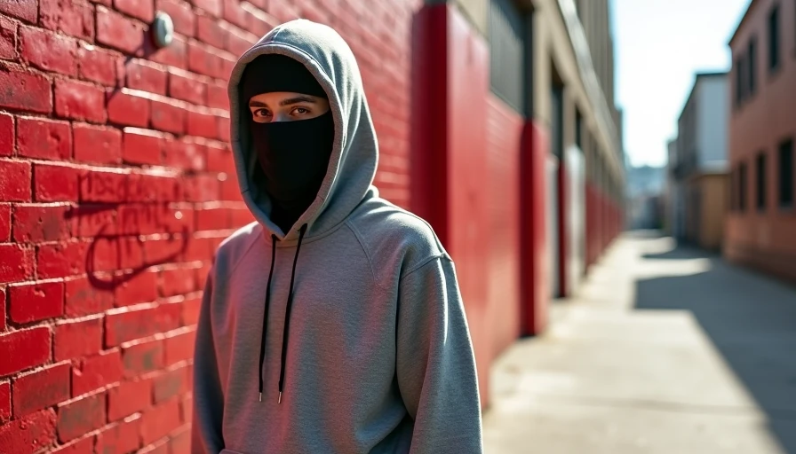 Visual context for hoodies with balaclava