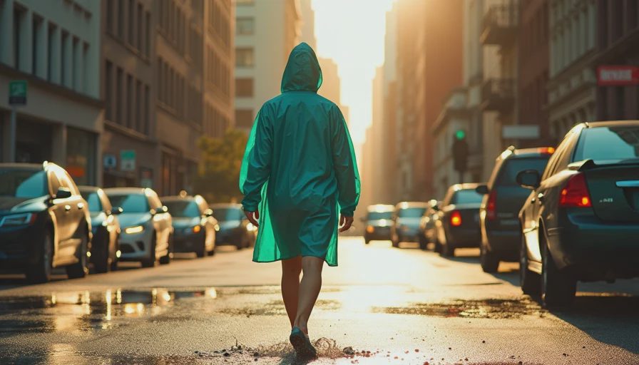 High Collar Rain Shell: The Only Urban Shell You Need for Wet Days