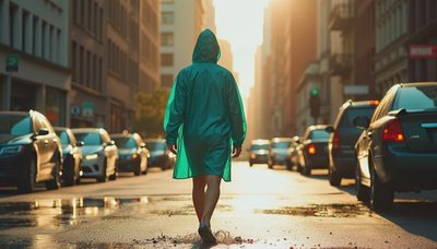High Collar Rain Shell: The Only Urban Shell You Need for Wet Days