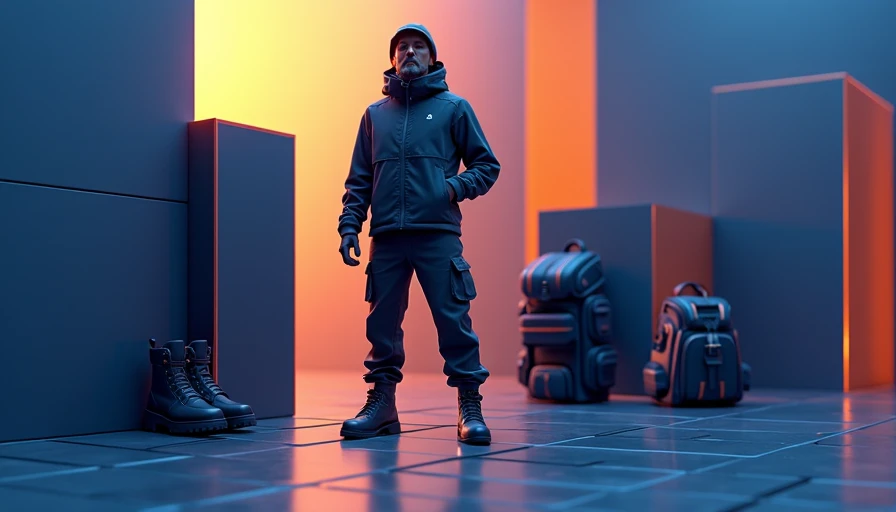 Visual context for techwear brands