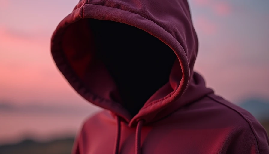 Visual context for hoodie with oversized hood