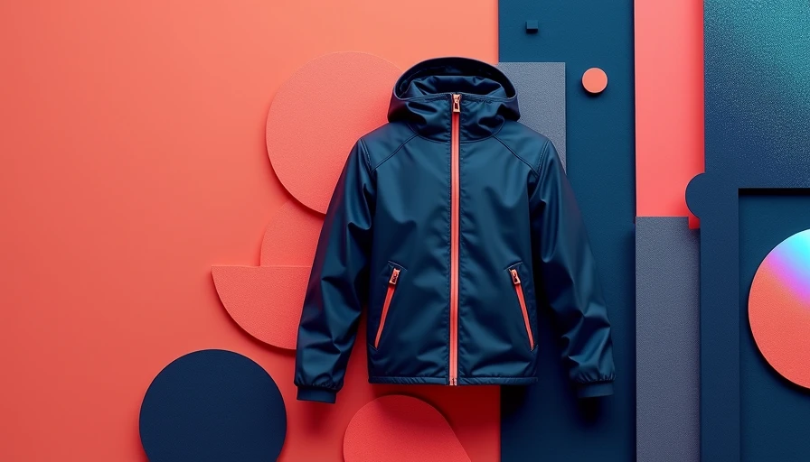 Visual context for futuristic jacket