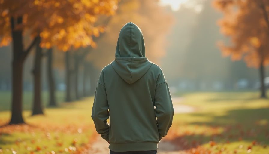 Visual context for big hood hoodie